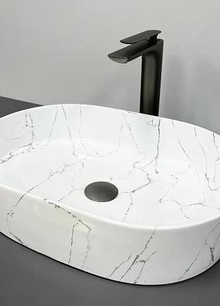 Умывальник (раковина) vbi verona 50 marmo glossy накладной