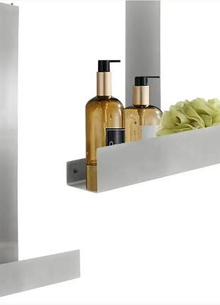 Полиця rea tori nikiel brushed на душову стінку