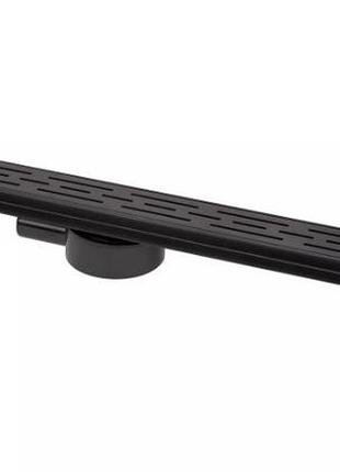 Душевой трап ital it03-ft01/800b, 800 мм, нержавеющая сталь, черный