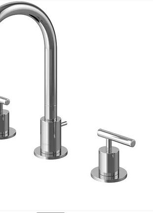 Змішувач для ванни kohlman roxin chrome на борт ванни