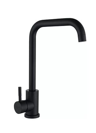 Смеситель для кухни wezer eko4b-01-black г-образный