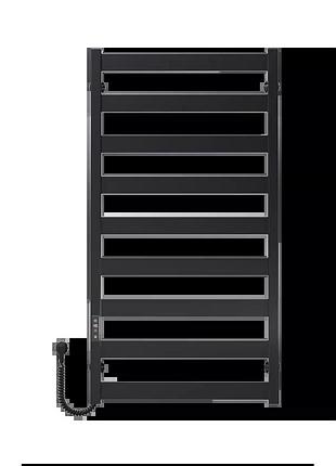 Полотенцесушитель электрический deffi harmony п9, 500x1000, левый, черный
