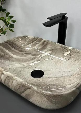 Умывальник (раковина) vbi ravenna jasper glossy накладной