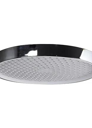 F015-25 лейка потолочная круглая 250mm хром-белый (коробка)>20/1451