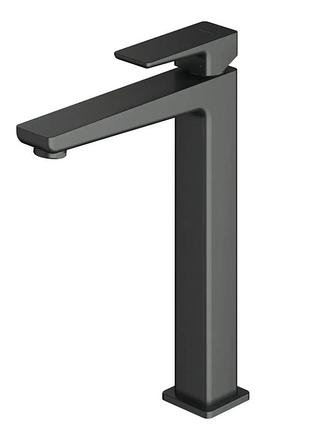 Смеситель для раковины (умивальника) omnires parma graphite высокий