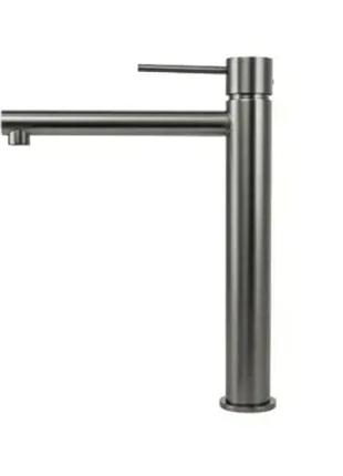 Смеситель для раковины (умивальника) corsan lugo graphite высокий
