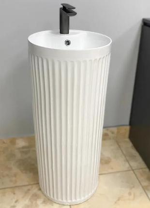 Умывальник (раковина) vbi vinici white напольный