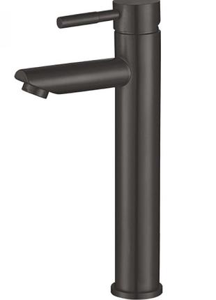 Mixxus sus-001-high black смеситель для умывальника с нерж. стали sus304