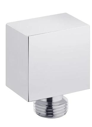 Шланговое подключение для душа perla 1/2 н-н квадратный хром psa2352