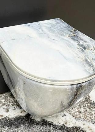Подвесной унитаз vbi vulcano granit