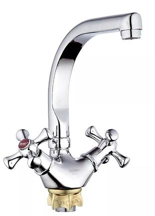 Смеситель для кухни wezer tld4-827, хром