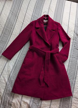 Пальто stradivarius s, в составе шерсть
