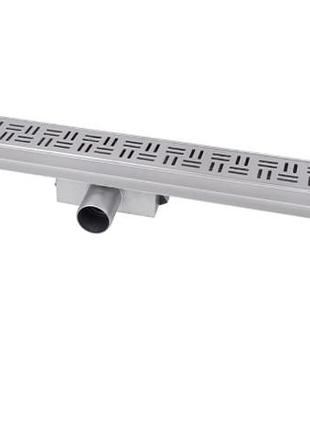 It02-ft20/600 ital душевой трап 600 мм, комбинированный гидрозатвор, brushed nickel