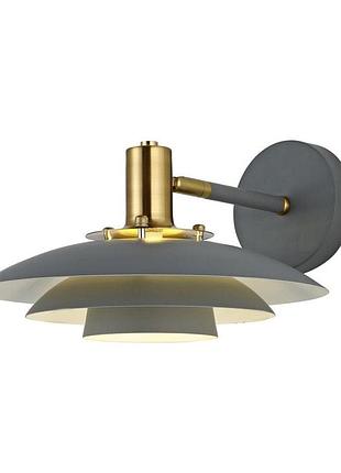 Настенное бра g 74729/1w темно-серый + хром