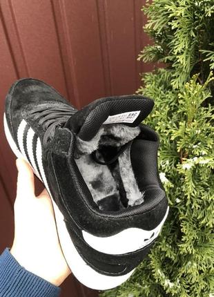 Adidas iniki мужские замшевые кроссовки (мех)🆕 зимові кросівки адидас иники🆕4 фото