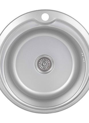 Кухонна мийка brinex 510-d 0,8 мм micro decor (brin510mdec08)