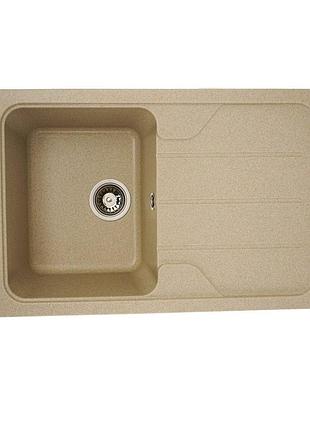 Гранитная мойка для кухни valeso verona 7850 матовая сафари