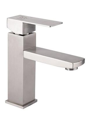 Смеситель для раковины lidz kubis 001f (k35) ldkub001fnks28534 nickel