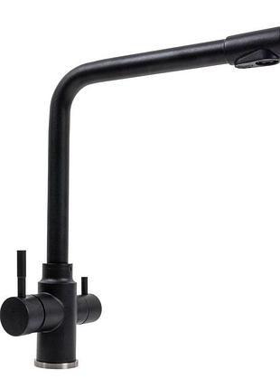 Змішувач під фільтр platinum kt 8201 (8626) чорний матовий