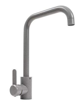 Смеситель кухонный platinum kt 11 (3008b-fh) серый металлик