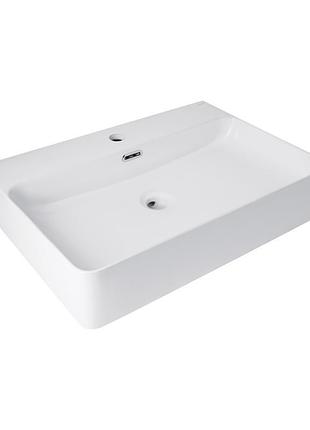 Раковина qtap nando lt 610х420х140 white qt12116146w