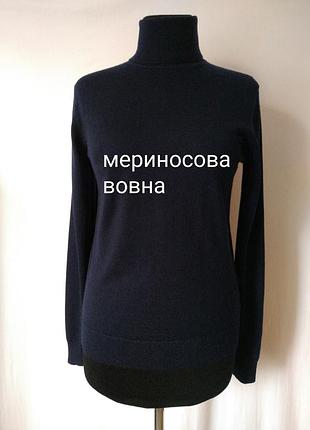 Мериносовий светр-гольф 100% вовна uniqlo