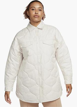 Куртка жіноча нова nike sportswear essential beige