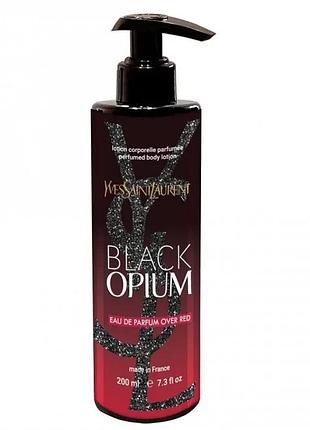 Парфумований лосьйон для тіла yves saint laurent black opium over red brand collection 200 мл