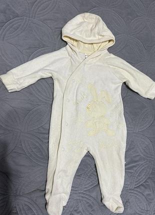 Комбінезон сліп чоловічок велюр 62 см