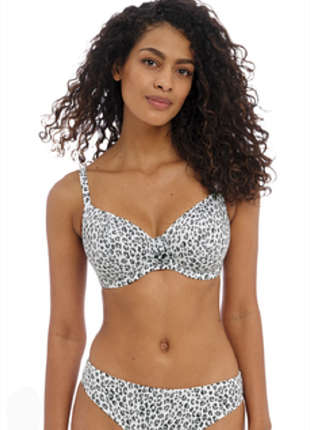 Купальник раздельный в леопардовый принт р.44-48