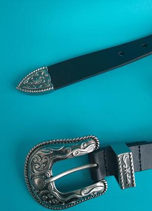 Кожаный ремень lucky brand в ковбойском стиле, новый