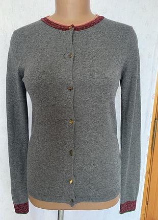 Сірий кардиган бренду scotch and soda.підійде на розмір s,m.