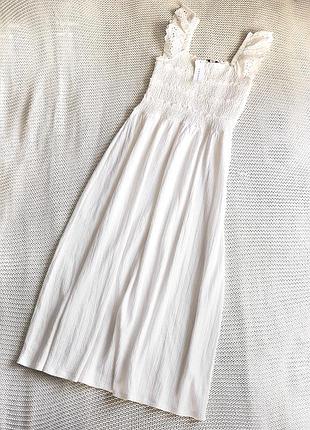 Новое элегантное сарафан, платье, хлопок, размер 46