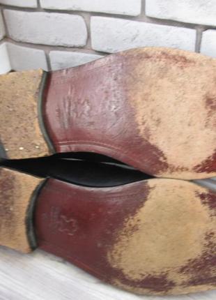 Кожаные туфли clarks5 фото