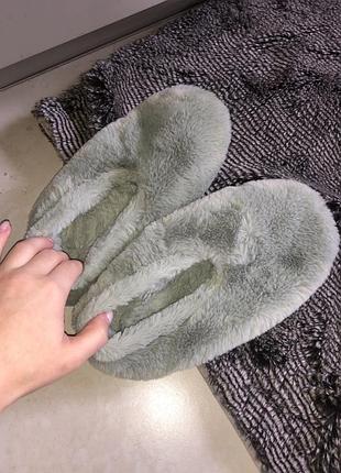 Хутряні домашні капці тапочки тапки меховые домашние