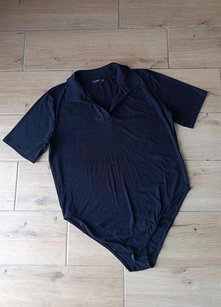 Базовый черный боди комбидресс f&amp;f размер xl