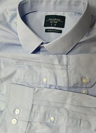 Новая мужская рубашка tailoring by f&amp;f, regular fit, 17/43 см. xl размер