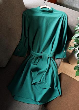 Смарагдова сукня від zara!