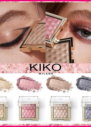 Тіні для повік kiko milano holiday premiere metallic eyeshadow 01, 02, 04 (000119-000121)