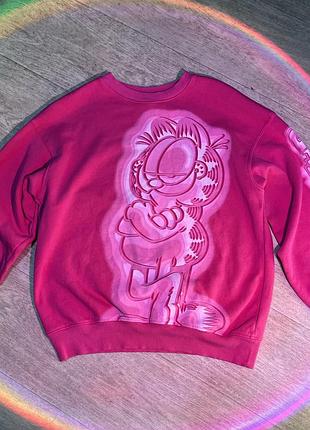 Світшот рожевий garfield h&m