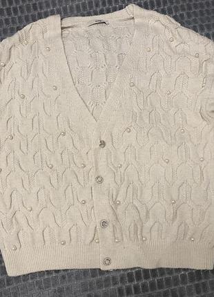 Кардиган george , молочний