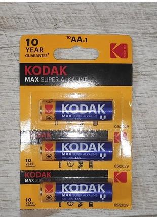Батарейка kodak max super alkaline aa r06 по шт. цена заill