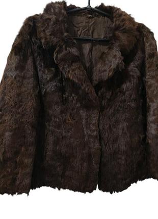 Винтажный полушубок натуральный мех из германии