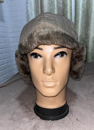 Шапка-вушанка для хлопчика тепла