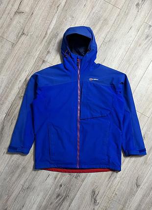 Демисезонна мембрана куртка мікропуховик berghaus 3в1 hydroshell