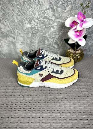 Dc shoeco usa кроссовки 42 размер кожаные яркие оригинал
