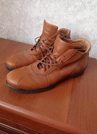 Кожаные мужские ботинки bilan kalusch milano, итальялия