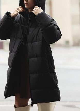 Zara пальто пуффер розмір xs можна і на с