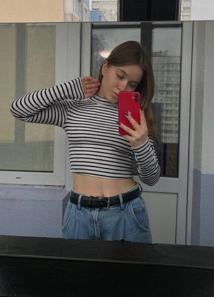 Кроп-топ у смужку