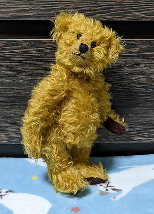 Коллекционный лимитированный медведь dean's rag book robert, шарнирный мохеровый мишка